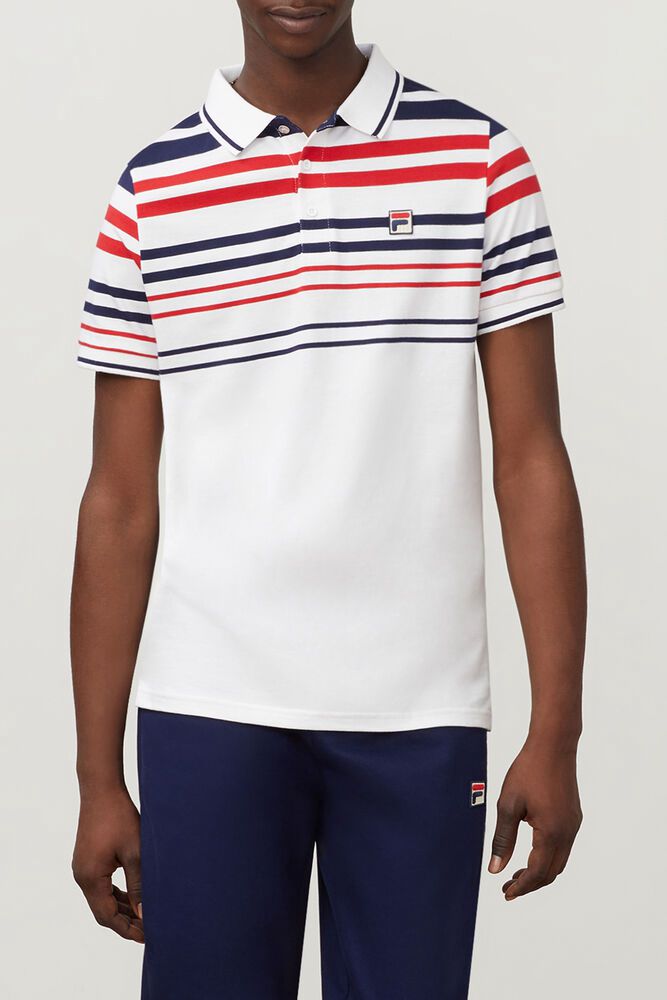 Fila Polo Mens White - Geeza - Philippines 0742538-FV